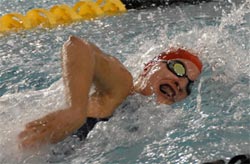 Davenport Central Swimmer